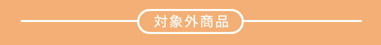 対象外商品
